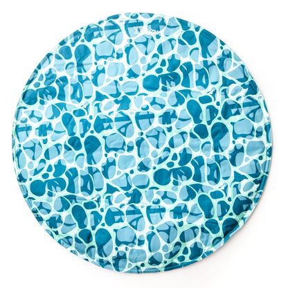 AqpetFriends Fresh Round Mat Sea Tappetino Refrigerante Tondo Per Cani e Gatti 60cm