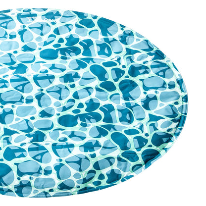 AqpetFriends Fresh Round Mat Sea Tappetino Refrigerante Tondo Per Cani e Gatti 60cm