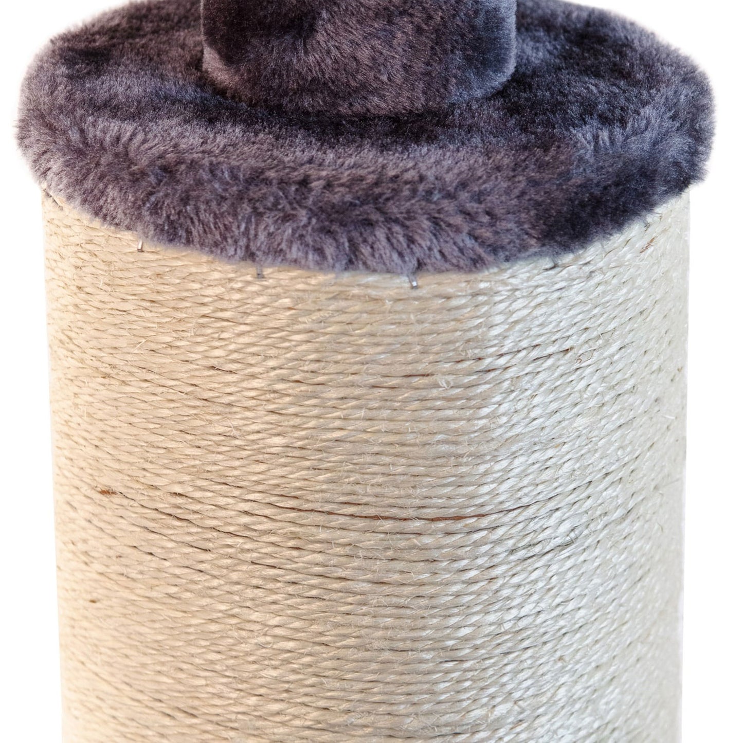 AqpetFriends Dublin Tiragraffi Rivestito In Peluche e Sisal Per Gatti 58cm Grigio