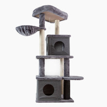 AqpetFriends London Tiragraffi Rivestito In Peluche e Sisal Per Gatti 125cm Grigio