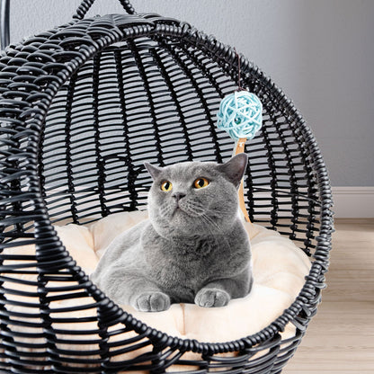 AqpetFriends Morfeo Cuccia Sospesa per Gatti di Alta Qualit? e Design Elegante Nero