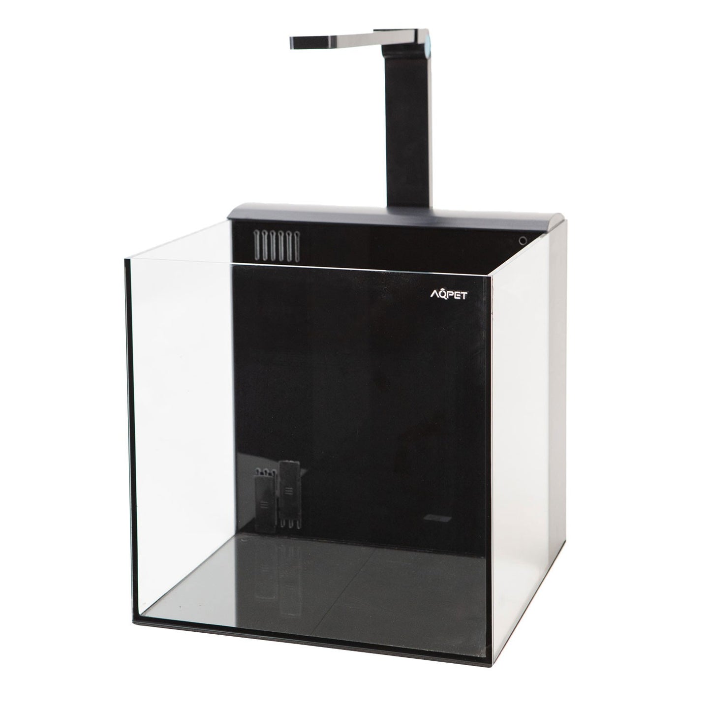 Aqpet Kubic 30 Rear Kit Vasca In Vetro Extrachiaro Con Filtro Posteriore e Luce LED Integrata 30x30x30cm