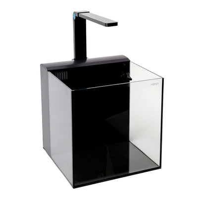 Aqpet Kubic 30 Rear Kit Vasca In Vetro Extrachiaro Con Filtro Posteriore e Luce LED Integrata 30x30x30cm