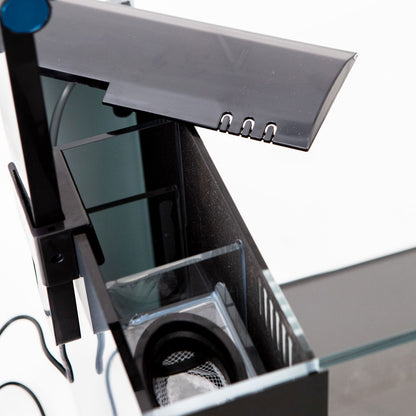 Aqpet Aqua 60 Rear Kit Vasca In Vetro Extrachiaro Con Filtro Laterale e Luce LED Integrata 60x30x30cm
