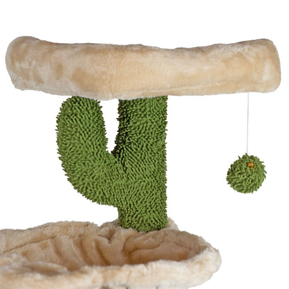 AqpetFriends Mexico Tiragraffi In Sisal per Gatti 75cm Beige&Verde