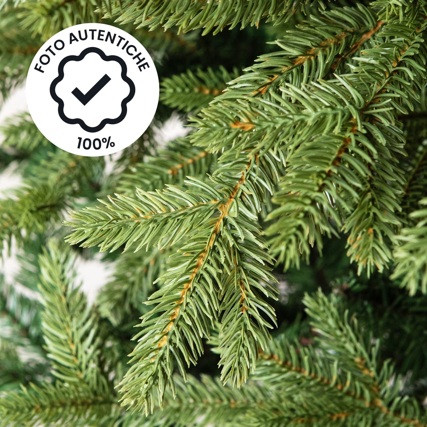 Albero di Natale folto e realistico - PVC, facile montaggio e base stabile