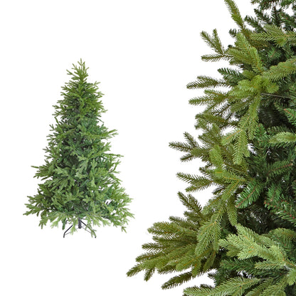 Albero di Natale folto e realistico - PVC, facile montaggio e base stabile