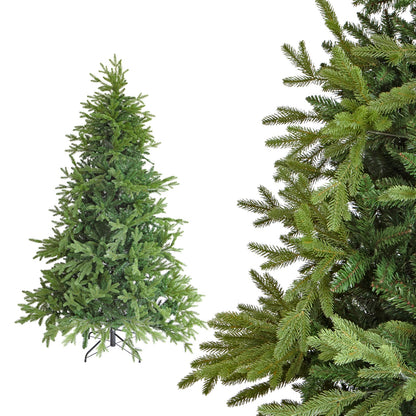 Albero di Natale folto e realistico - PVC, facile montaggio e base stabile