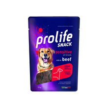 Prolife Snack Sensitive Grain Free Beef Alimento Complementare Ricco In Manzo Per Cani Adulti Di Tutte Le Taglie 90gr