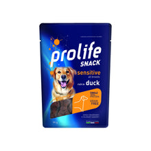 Prolife Snack Sensitive Grain Free Duck Alimento Complementare Ricco In Anatra Per Cani Adulti Di Tutte Le Taglie 90gr
