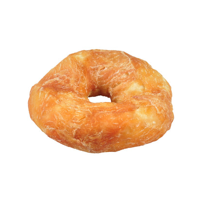 Flamingo Snacks R'Hide Anello Marrone Con Pollo Da Masticare Per Cani Adulti Di Tutte Le Taglie 10cm/110gr