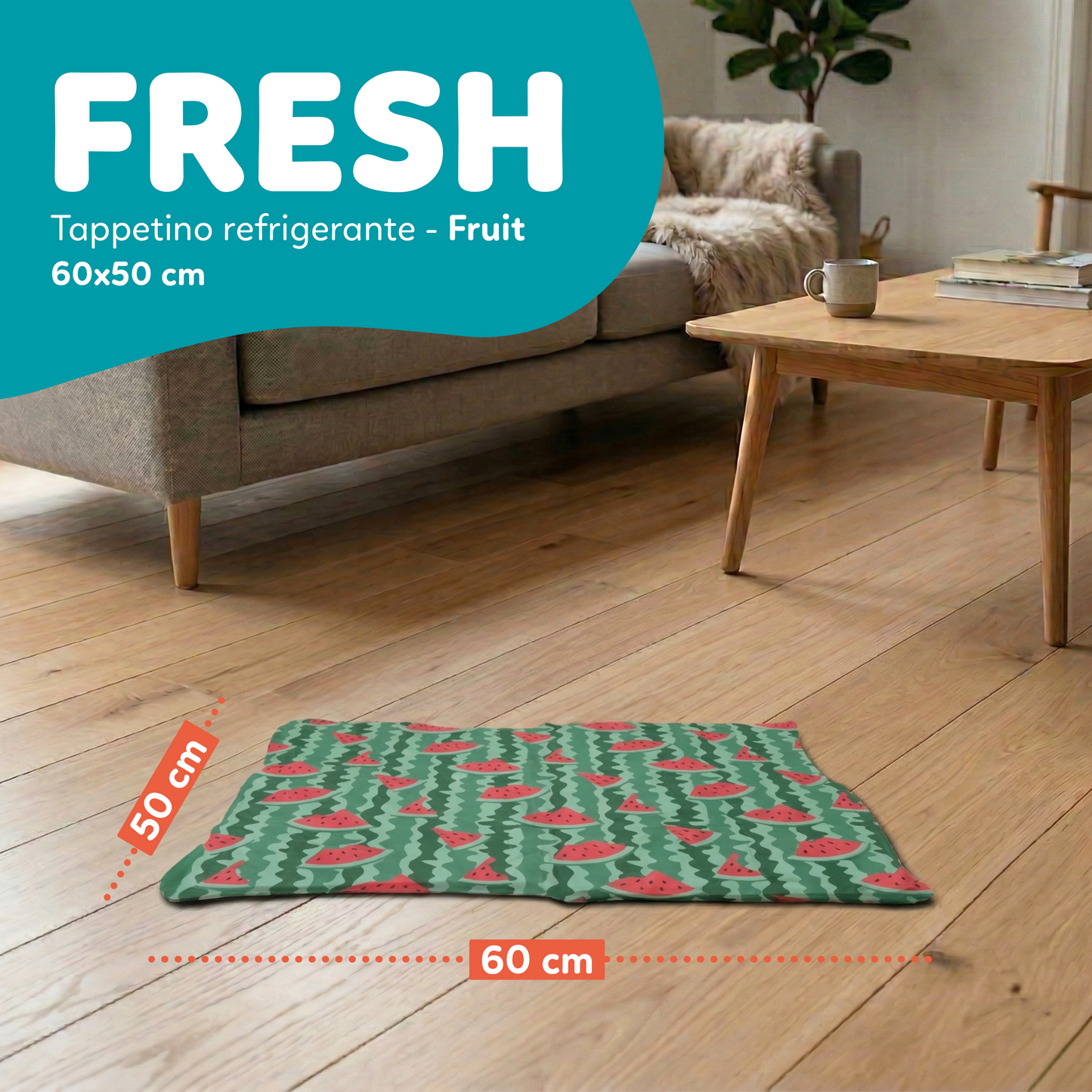 AqpetFriends Fresh Tappetino Refrigerante Fruit