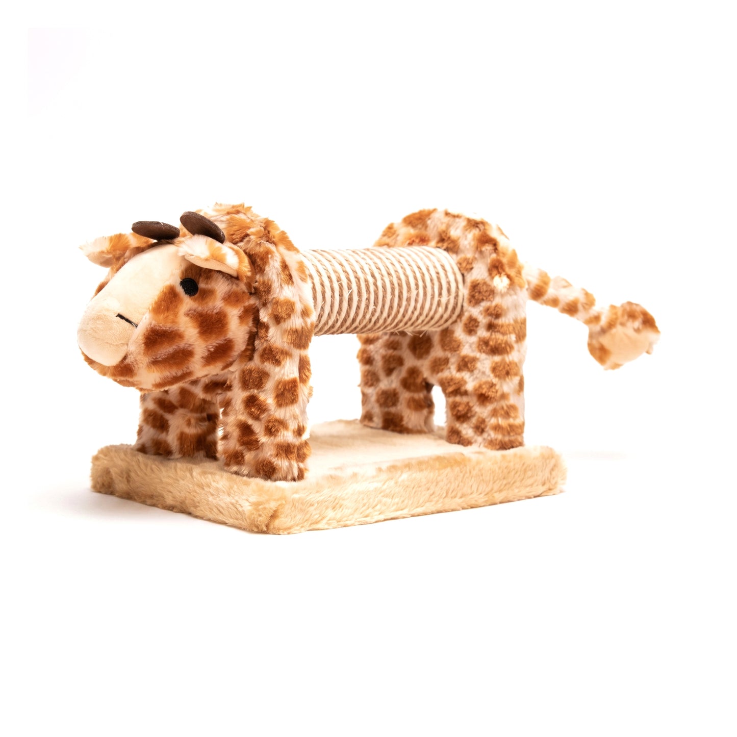AqpetFriends Giraffa Tiragraffi Mini a Forma di Giraffa 56 cm – Gioco e Graffiatoio per Gatti con Sisal