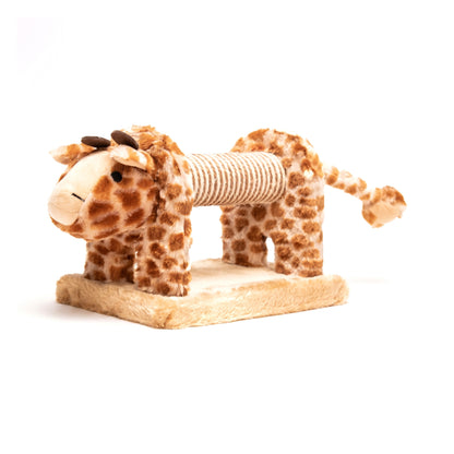 AqpetFriends Giraffa Tiragraffi Mini a Forma di Giraffa 56 cm – Gioco e Graffiatoio per Gatti con Sisal