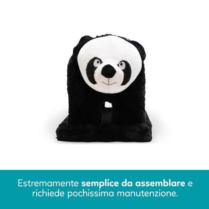 AqpetFriends Panda Tiragraffi 56 cm – Graffiatoio per Gatti con Sisal e Gioco Integrato