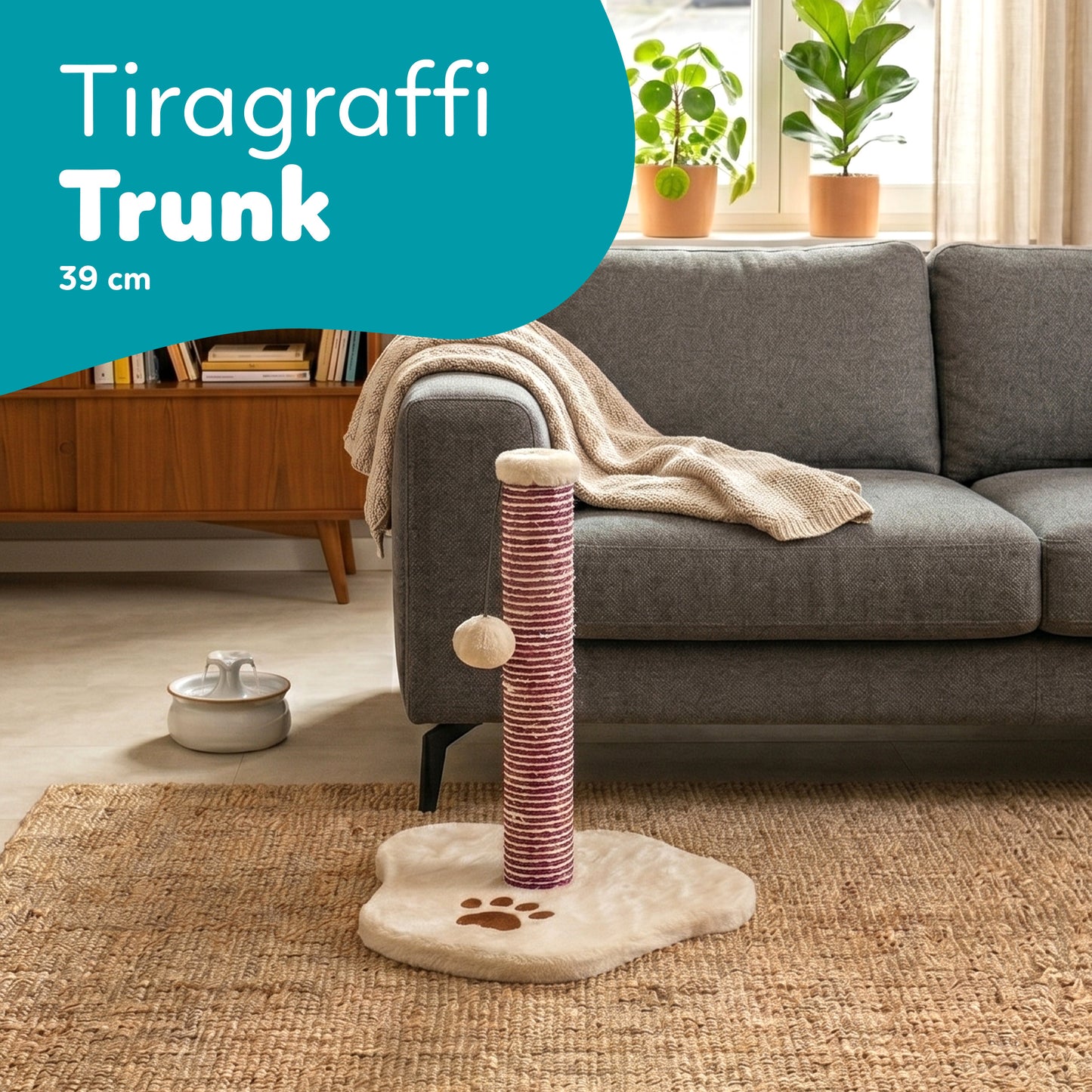 AqpetFriends Trunk Tiragraffi 39 Cm Beige
