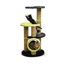 AqpetFriends Madrid Tiragraffi Alto per Gatti 86 cm – Colonna in Sisal con Piattaforme e Giochi