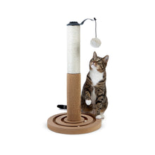AqpetFriends Puzzle Tiragraffi a Colonna Interattivo 55 cm – Sisal con Percorso Palline e Gioco Sospeso