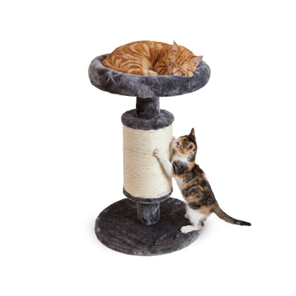 AqpetFriends Dublin Tiragraffi in Peluche 58 cm – Colonna con Sisal e Cuccia per Gatti