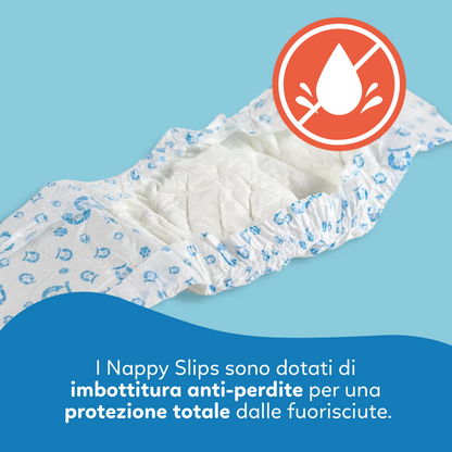 AqpetFriends Nappy Slips Pannolini Assorbenti a Fascia per Cani Maschi Conf. Da 12 Pz.