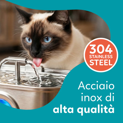 AQPetFriends Bubbler Fontana per gatti