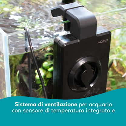 Aqpet FROSTLINE Thermofan Sistema di Raffreddamento per Acquari con Controller e Ventola singola