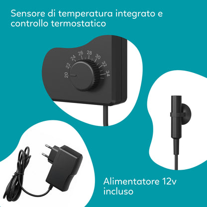 Aqpet FROSTLINE Thermofan Sistema di Raffreddamento per Acquari con Controller e Ventola singola