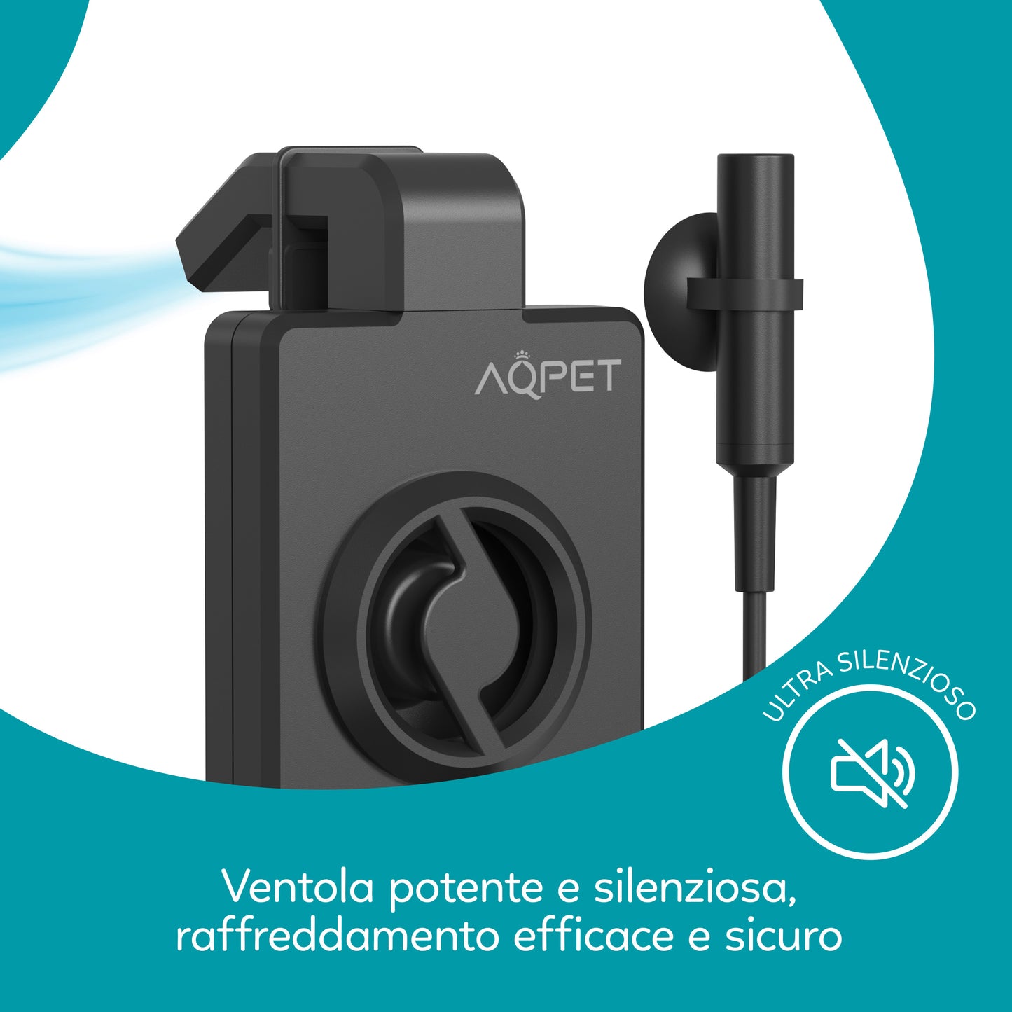 Aqpet FROSTLINE Thermofan Sistema di Raffreddamento per Acquari con Controller e Ventola singola