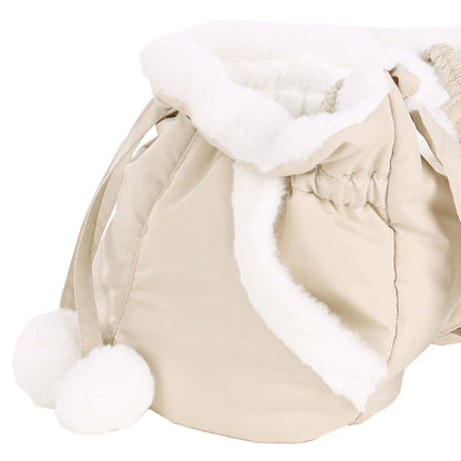 Flamingo Cuddi Trasportino Frontale Beige Per Cuccioli E Cani Di Piccola Taglia 32x22x25cm