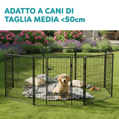 AqpetFriends Petplaypen Recinto Per Animali In Ferro Misura 80x80 cm