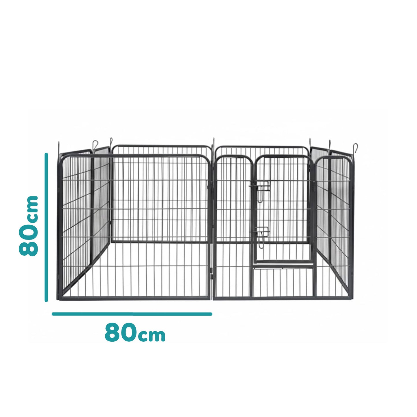 AqpetFriends Petplaypen Recinto Per Animali In Ferro Misura 80x80 cm