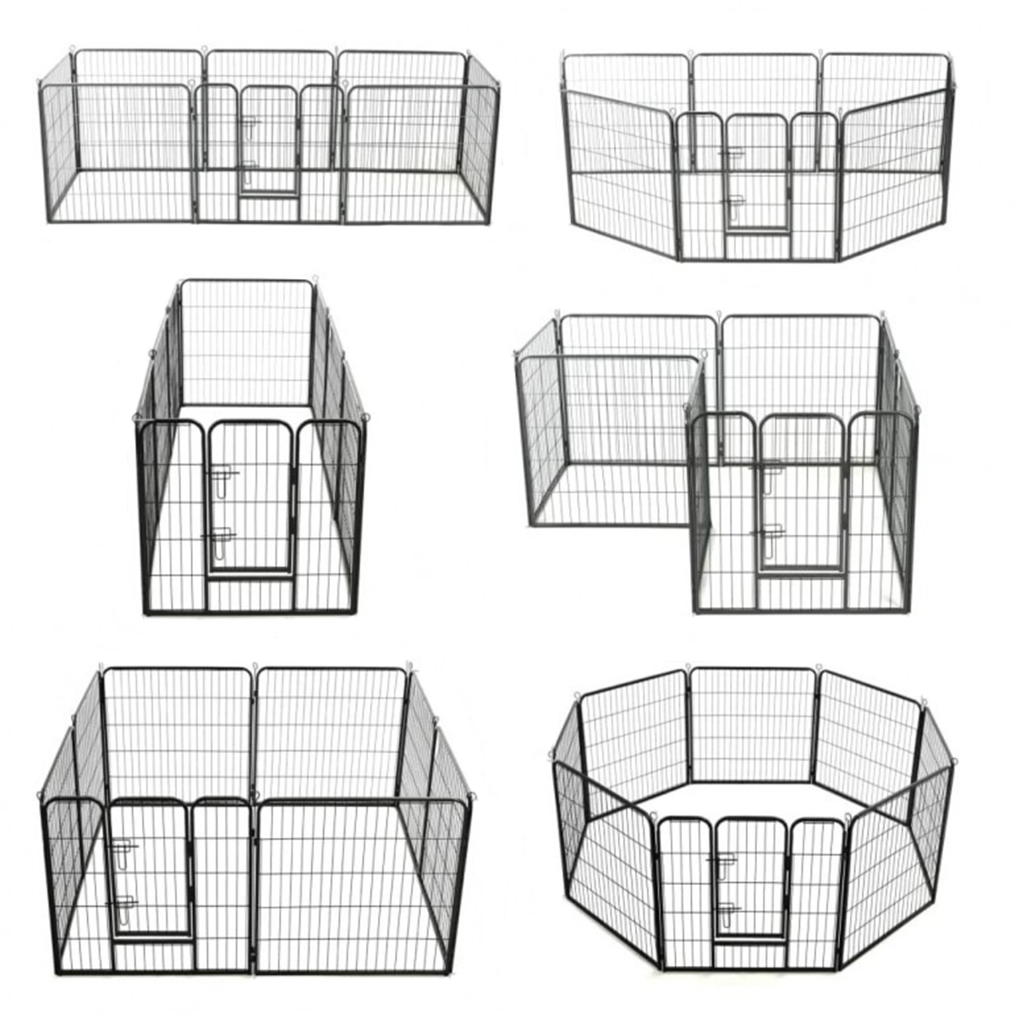 AqpetFriends Petplaypen Recinto Per Animali In Ferro Misura 80x80 cm