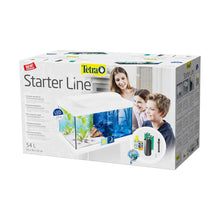 Tetra Acquario in Vetro Starter Line 54 Litri Completo di Luce e Filtro e Riscaldatore per Pesci Tropicali Colore Bianco