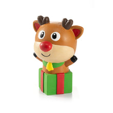 LeoPet Gioco In Lattice Per Cani Tema Natalizio A Forma Di Renna Con Simpatico Effetto Sonoro 11,5cm