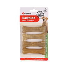Flamingo Snacks R'Hide Dental Osso Per La Cura Dentale Di Cani Adulti Di Tutte Le Taglie 9cm 20gr / 4pz 80gr