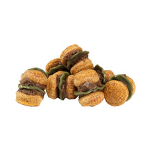 Flamingo Snacks Fast Food Mini Hamburger Con Pollo Per Cani Adulti Di Tutte Le Taglie 9pz 112gr