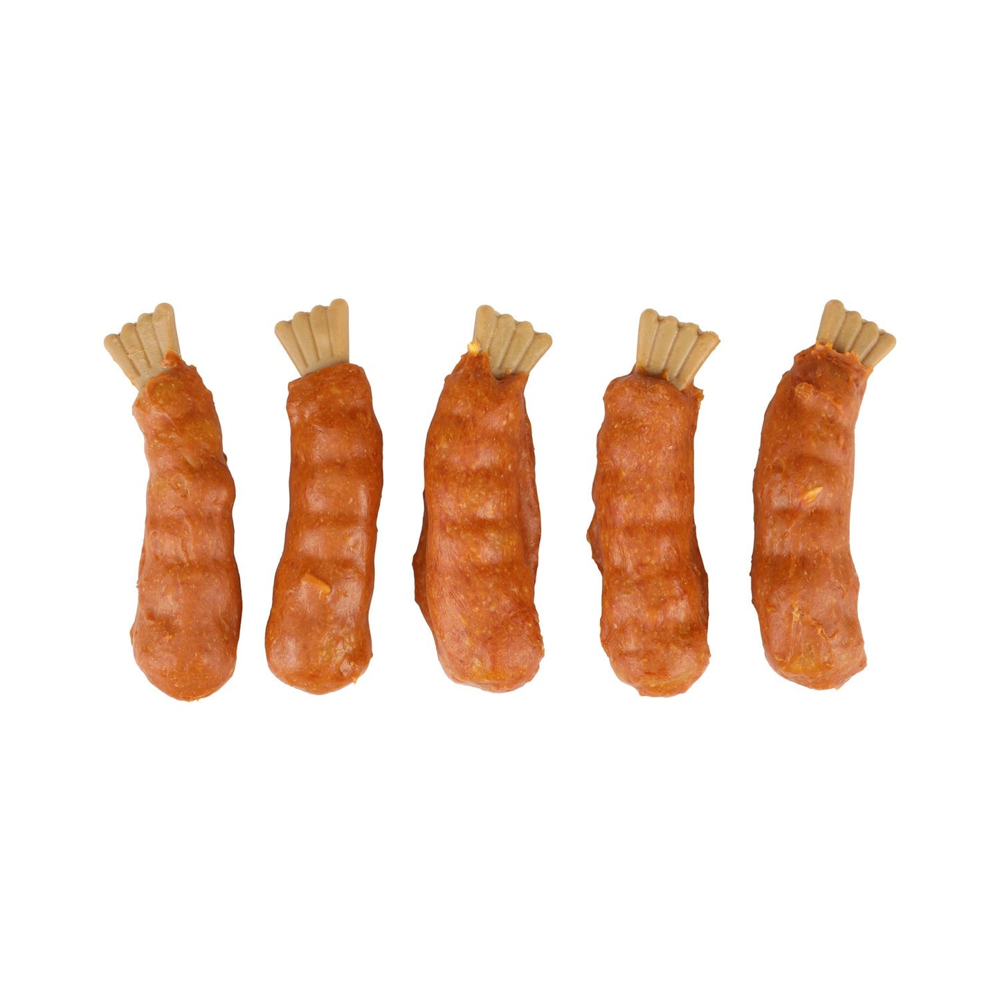 Flamingo Snacks Fast Food Scampi Con Pollo Per Cani Adulti Di Tutte Le Taglie 5pz 120gr