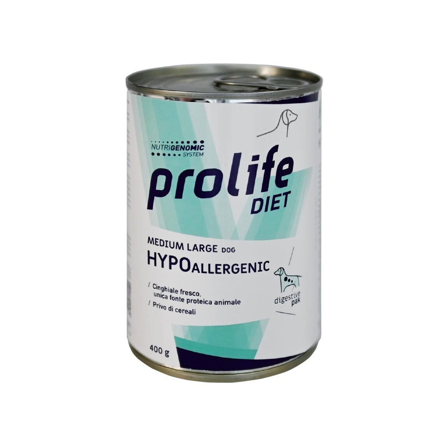 Prolife Dog Hypoallergenic Bocconcini Dietetici Per Cani Di Taglia Medio/Grande Con Intolleranze Alimentari 400gr