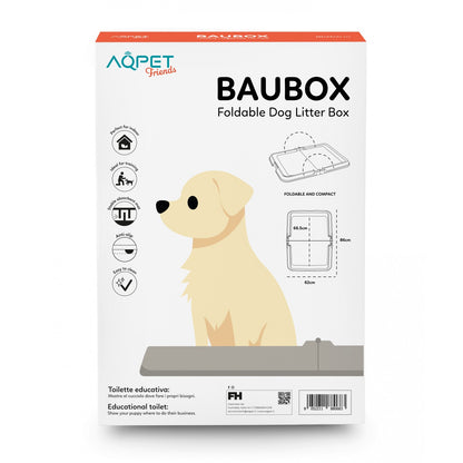 AqpetFriends BauBox Toilette Pieghevole Per Cani Pratica e Compatta