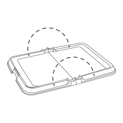 AqpetFriends BauBox Toilette Pieghevole Per Cani Pratica e Compatta