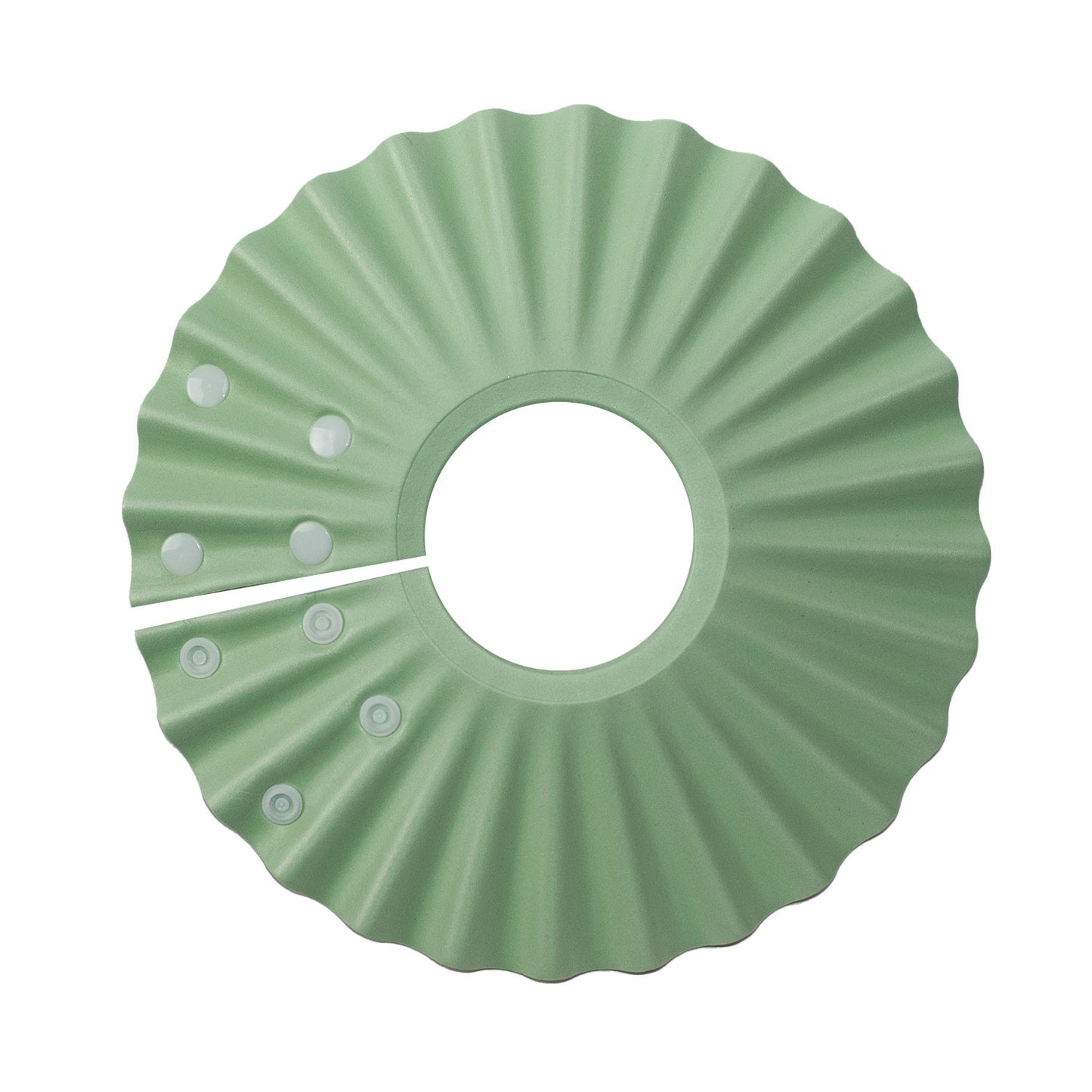 AqpetFriends Daisy Green Collare Elisabettiano In Plastica Morbida Per Gatti con Design a Doppio Strato