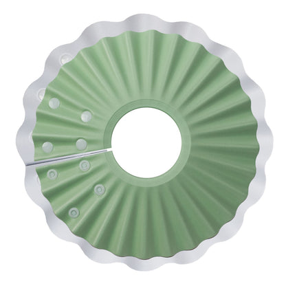 AqpetFriends Daisy Green Collare Elisabettiano In Plastica Morbida Per Gatti con Design a Doppio Strato