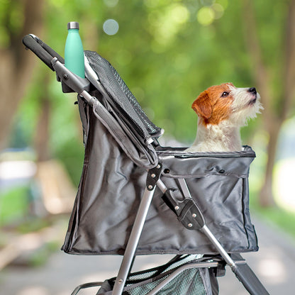 AqpetFriends PetBuggy Passeggino Comodo e Pratico Per Cani Di Taglia Medio/Piccola
