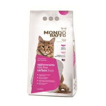 Mondo Baffo Top Lettiera Bianca Purissima Agglomerante Tipo Fine Carbon Fresh 7,5 L