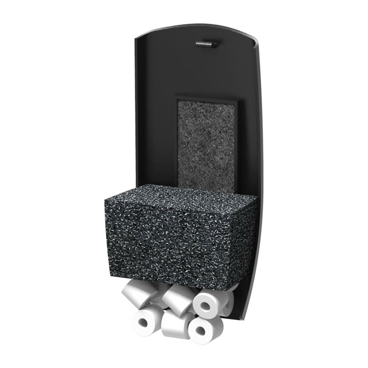Aqpet Simply LED 30 Acquario Completo Con Illuminazione Led, Filtro E Cover Apribile Colore Bianco 30L