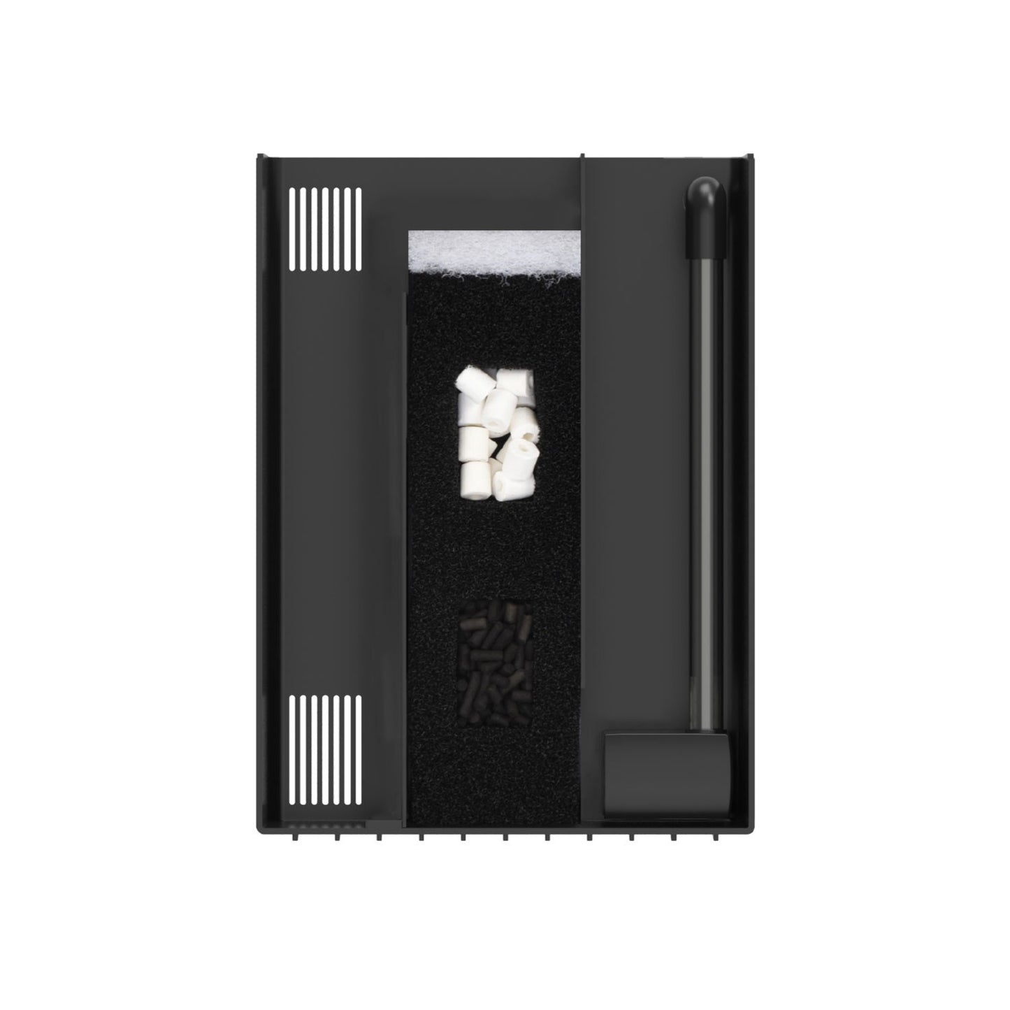 Aqpet Simply LED 100 Acquario Completo Di Doppia Luce LED, Filtro E Riscaldatore Colore Bianco 100L