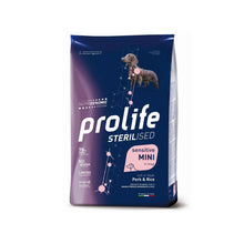 Prolife Sterilised Sensitive Adult Pork & Rice Mini Crocchette Di Maiale E Riso Per Cani Adulti Sterilizzati Di Taglia Piccola