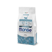 Monge Natural Superpremium Monoprotein Kitten Crocchette alla Trota per Gattini 1,5kg