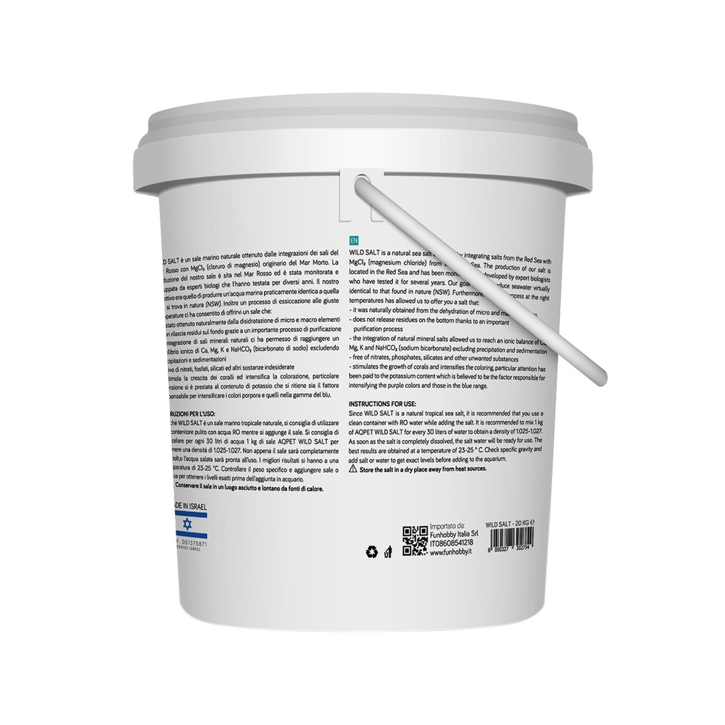 Aqpet Wild Salt Sale Marino Naturale 20 Kg