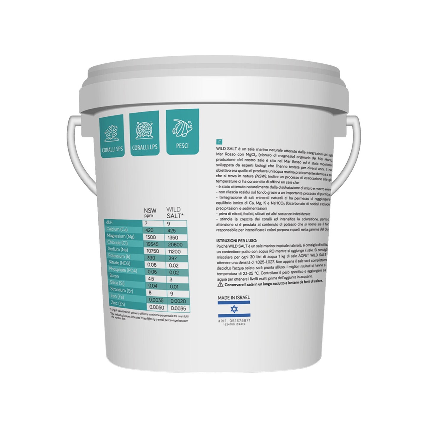 Aqpet Wild Salt Sale Marino Naturale 20 Kg